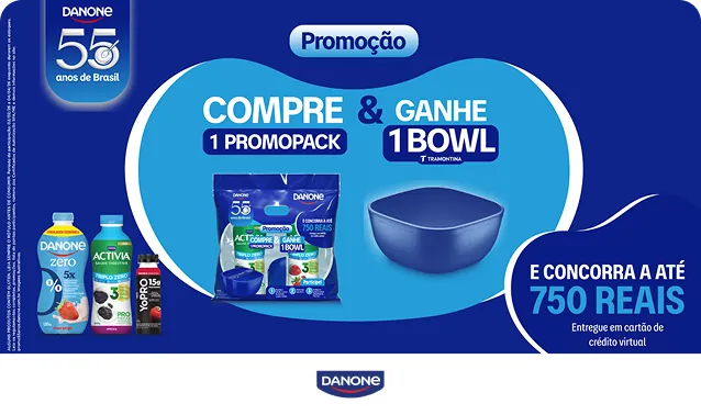 Danone, compre e ganhe um bowl