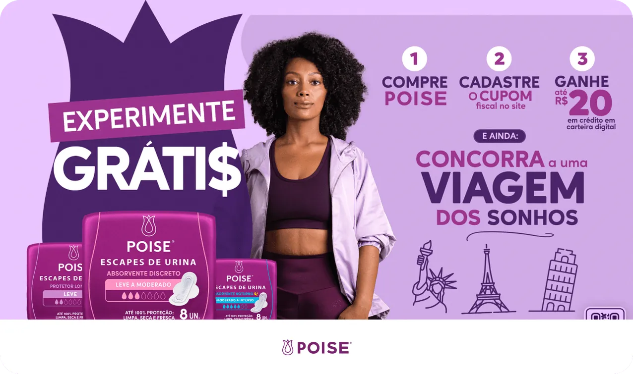 Poise, experimente grátis