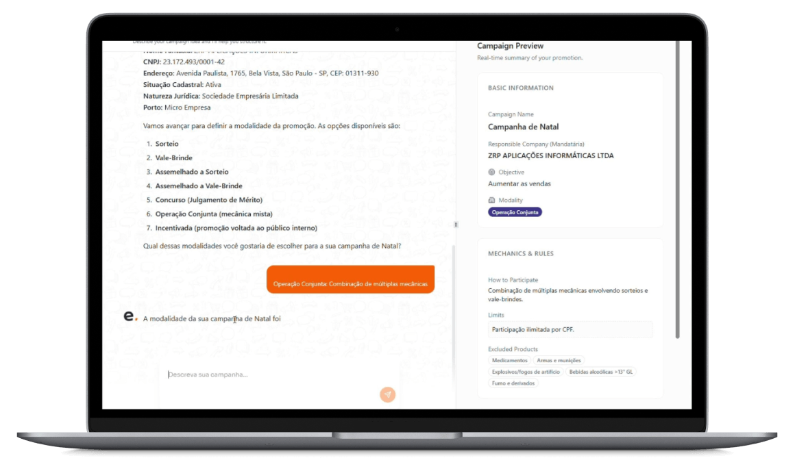 Plataforma Evolu no Computador